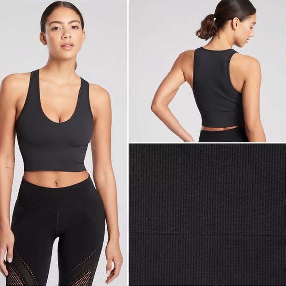 Athleta Tops - Athleta Aurora Seamless Crop Tank Top M